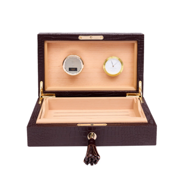 Brompton Humidor Cigar Case Tan by Rapport