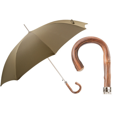 Зонт-трость с деревянной ручкой "Beige" от Pasotti
