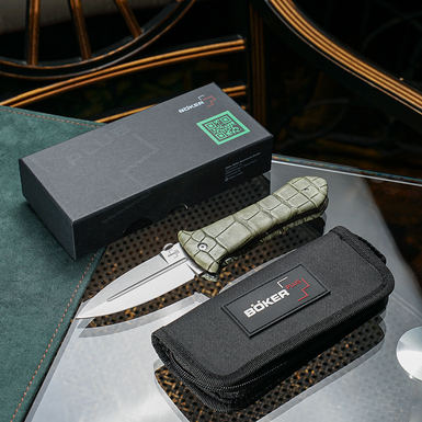 Ножі Boker plus pocket smatchet micarta в оливковому кольорі (в асортименті)