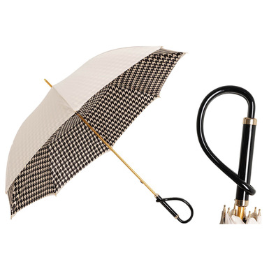 Зонт-трость с ручкой из ацетата "Charm" от Pasotti