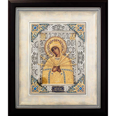 Икона в рамке "Богородица Семистрельная"