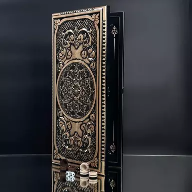 Handmade wooden backgammon "Azart"