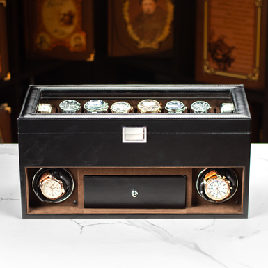 Шкатулка для подзавода 2 и хранения 11 часов "Pandora" от DUKWIN