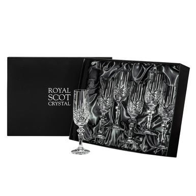 Комплект кришталевих келихів для шампанського (6 шт.) "Celebration" від Royal Buckingham, Велика Британія