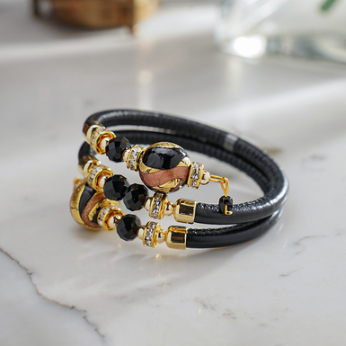 Жіночий браслет Onix з муранського скла