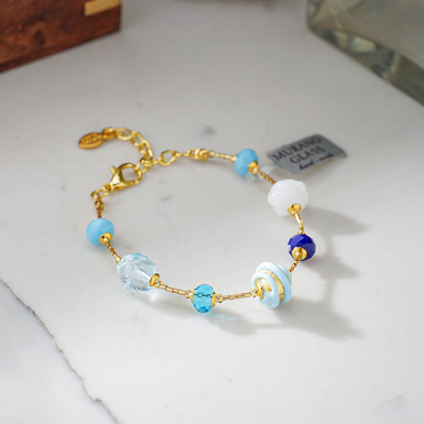 Жіночий браслет Brightly з муранського скла