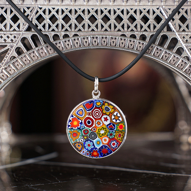 Кулон Colorful з муранського скла