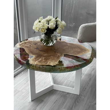 Журнальний стіл "Квіткова мрія" ручної роботи