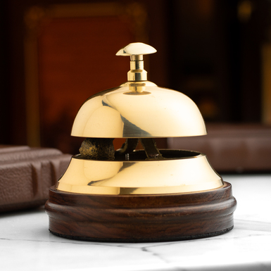Настільний готельний дзвіночок "Мелодія" з латуні від Ross London