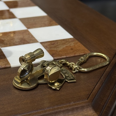 Брелок "Морський секстант" з латуні від Ross London