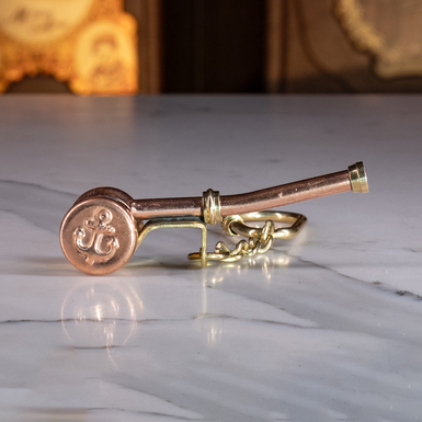 Брелок "Свисток" из латуни от Ross London