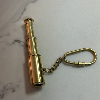 Брелок "Подзорная труба" из латуни от Ross London