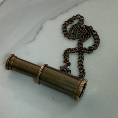 Брелок "Подзорная труба" из латуни с бронзовым покрытием от Ross London