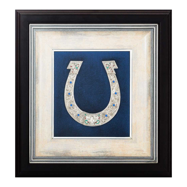 Подарунок-оберіг "Підкова" зі срібленням та камінням