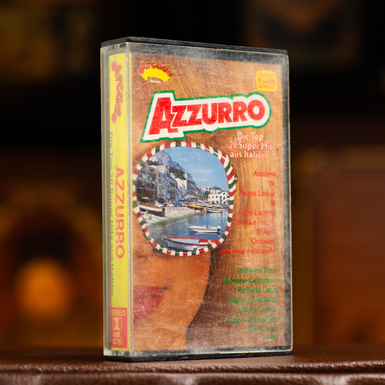 Колекційна вінтажна аудіокасета Azzurro - Die Top 20 Super Hits aus Italien