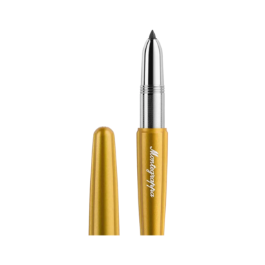 Stainless steel and anodized aluminum marker Yel from Montegrappa