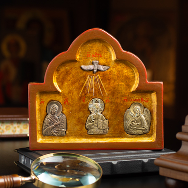 Икона «Деисусный чин» 20 века, южная Украина