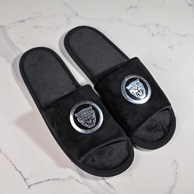 Черные тапочки "Jaguar"