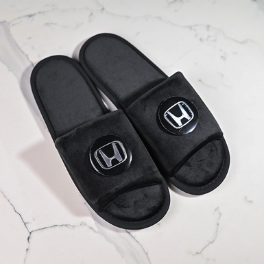 Черные тапочки "Honda"