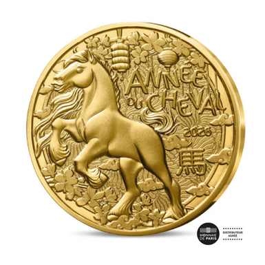 Монета "Год лошади" (1/4€) 2026