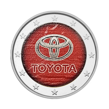 Памятная монета "Toyota" (2 евро), 2023 год