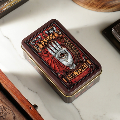 Подарункові карти таро "Arcana" в металевому кейсі (78 штук)