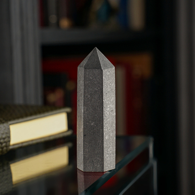 Shungite pyramid "Black Shield" by Stone Art Designe (54 g)