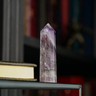 Amethyst Pyramid "The Power of Intuition" by Stone Art Designe (42 g)