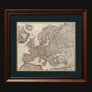 Карта Європи Йоганн Баптист Гоман, Нюрнберг, 1720