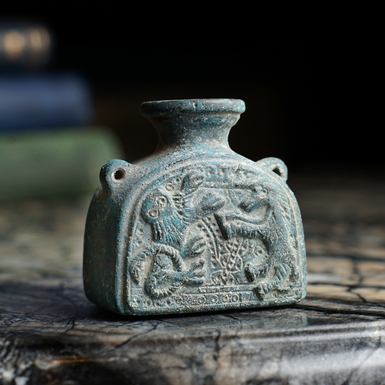 Бронзовая чернильница казацкого времени (реконструкция)