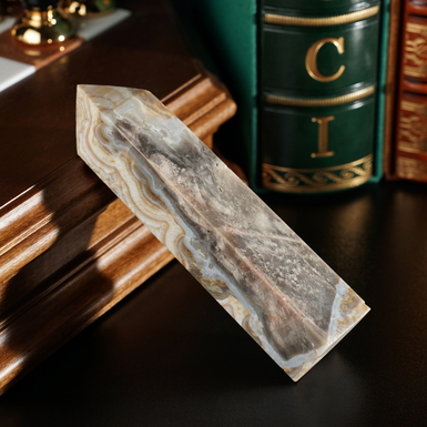 Wise Agate Obelisk from Stone Art Designe (280 g)