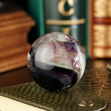 Куля з флюориту Magic від Stone Art Designe (207 г)