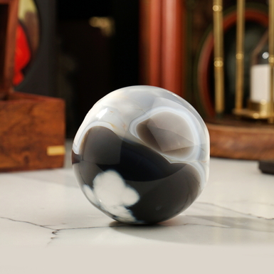 Куля з агату "Стихія" від Stone Art Designe (590 г)