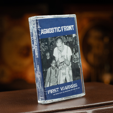Коллекционная аудиокассета Agnostic Front – First Warning (новая в упаковке)