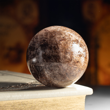 Куля з рутилового кварцу Ground від Stone Art Designе (140 г)