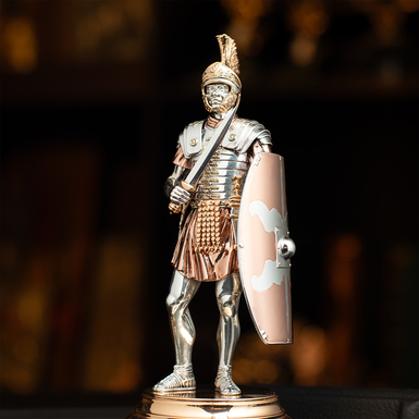 Статуетка "Римський преторіанець" із міді, срібла, золота від Євгена Єпура
