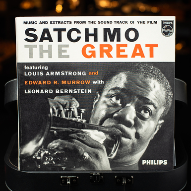 Vinyl record Louis Armstrong And Edward R. Murrow With Leonard Bernstein – Satchmo The Great (1957)