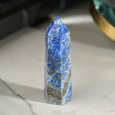 Обеліск з лазуриту "Мирне небо" від Stone Art Designe (66 г)