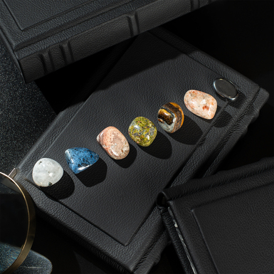 Набір з 7-ми чакральних кристалів "Yoga" від Stone Art Designe (135 г)