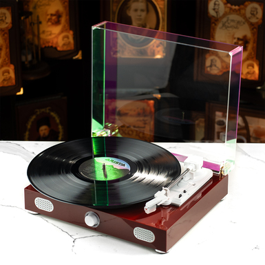 Вініловий програвач в коричневому кольорі з Bluetooth "Cocoa"