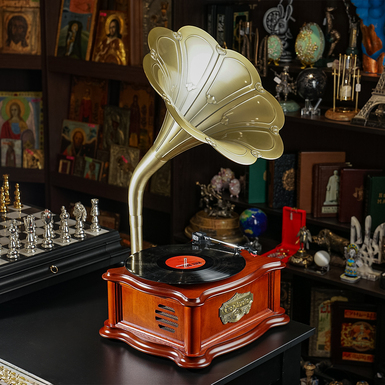 Вінтажний грамофонний програвач для платівок з Bluetooth "Heritage" від TonAudio