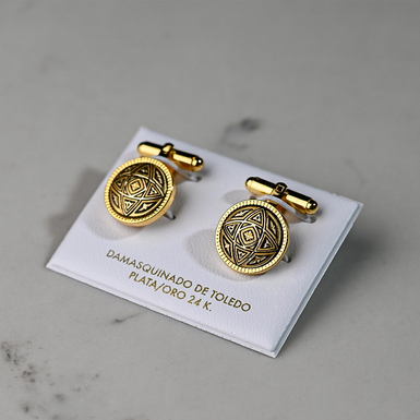 Запонки з позолотою "Division" від бренду Anframa