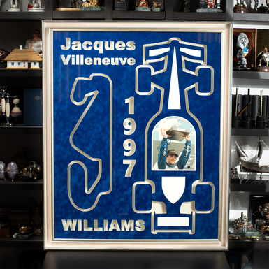 Сертифікований автограф автогонщика Жака Вільнева