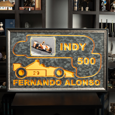 Сертифікований автограф автогонщика Фернандо Алонсо