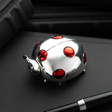 Статуэтка "Божья Коровка" с посеребрением и позолотой от Valenti