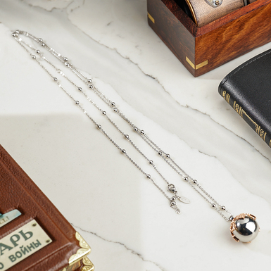 Gold-plated brass necklace "Cuore" by Sovrani