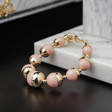 Браслет з латуні з позолотою "Bellezza" від Sovrani