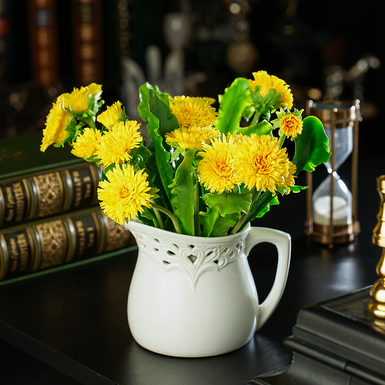 Квіти з холодної порцеляни "Кульбаби" від Flora Moderling