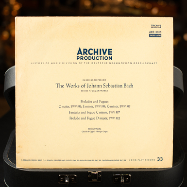 Виниловая пластинка Johann Sebastian Bach – The Works Of Johann Sebastian Bach (1964)