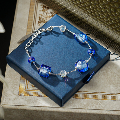 Bracelet "Laguna" made of Murano glass
